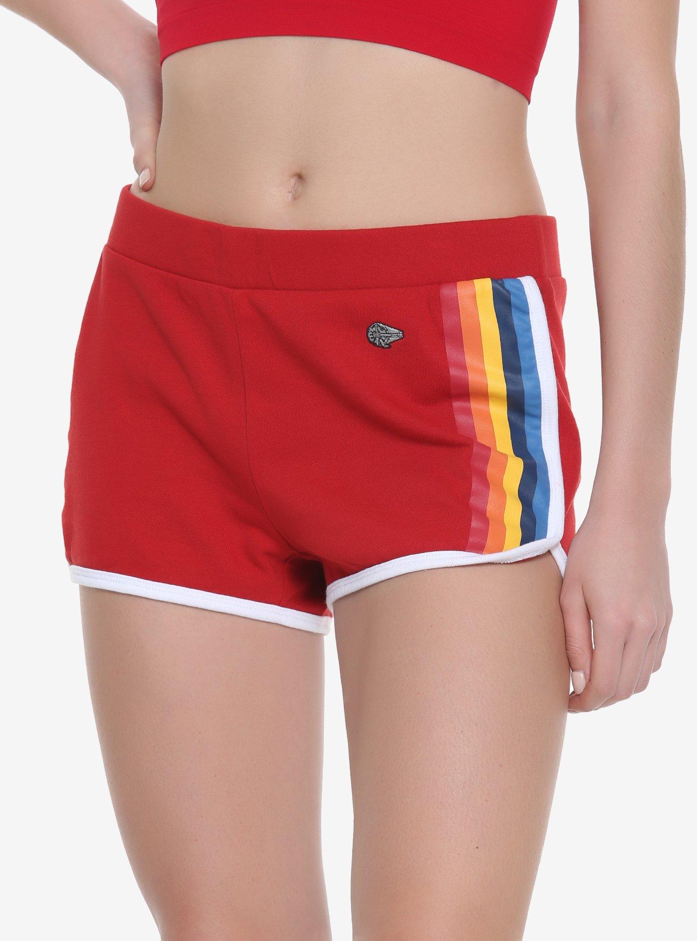 Her Universe Star Wars Solo Red Dolphin Shorts, , alternate