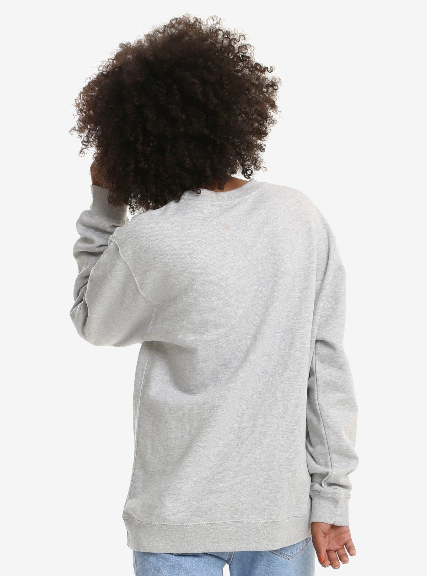 Stranger Things Shadow Monster Sketch Womens Crewneck Sweatshirt - BoxLunch Exclusive, , alternate