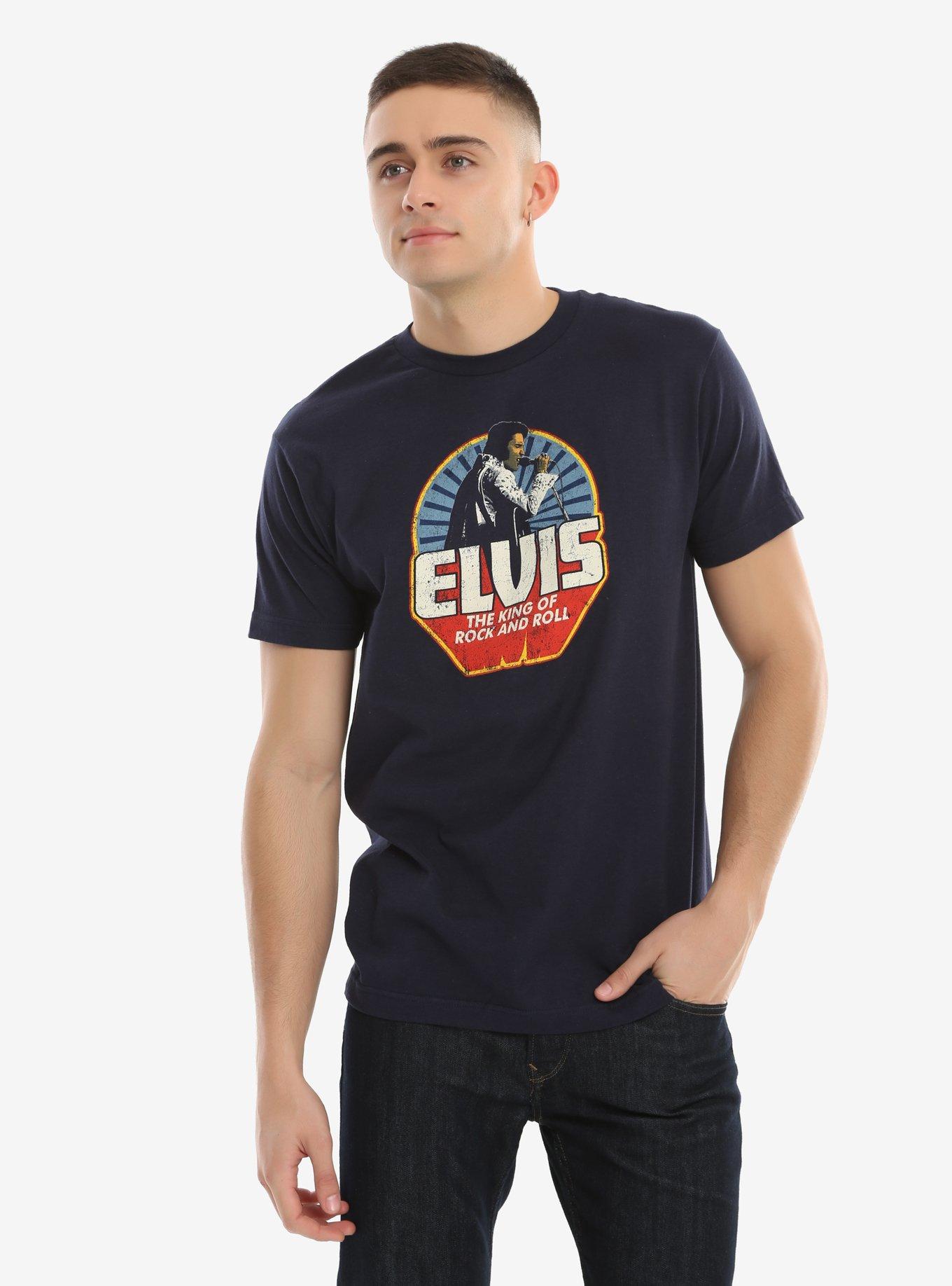 Elvis King Of Rock And Roll T-Shirt, , alternate
