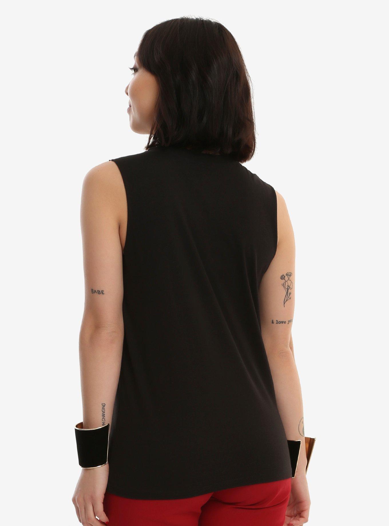 DC Comics Wonder Woman New Logo Girls Muscle Top, , alternate