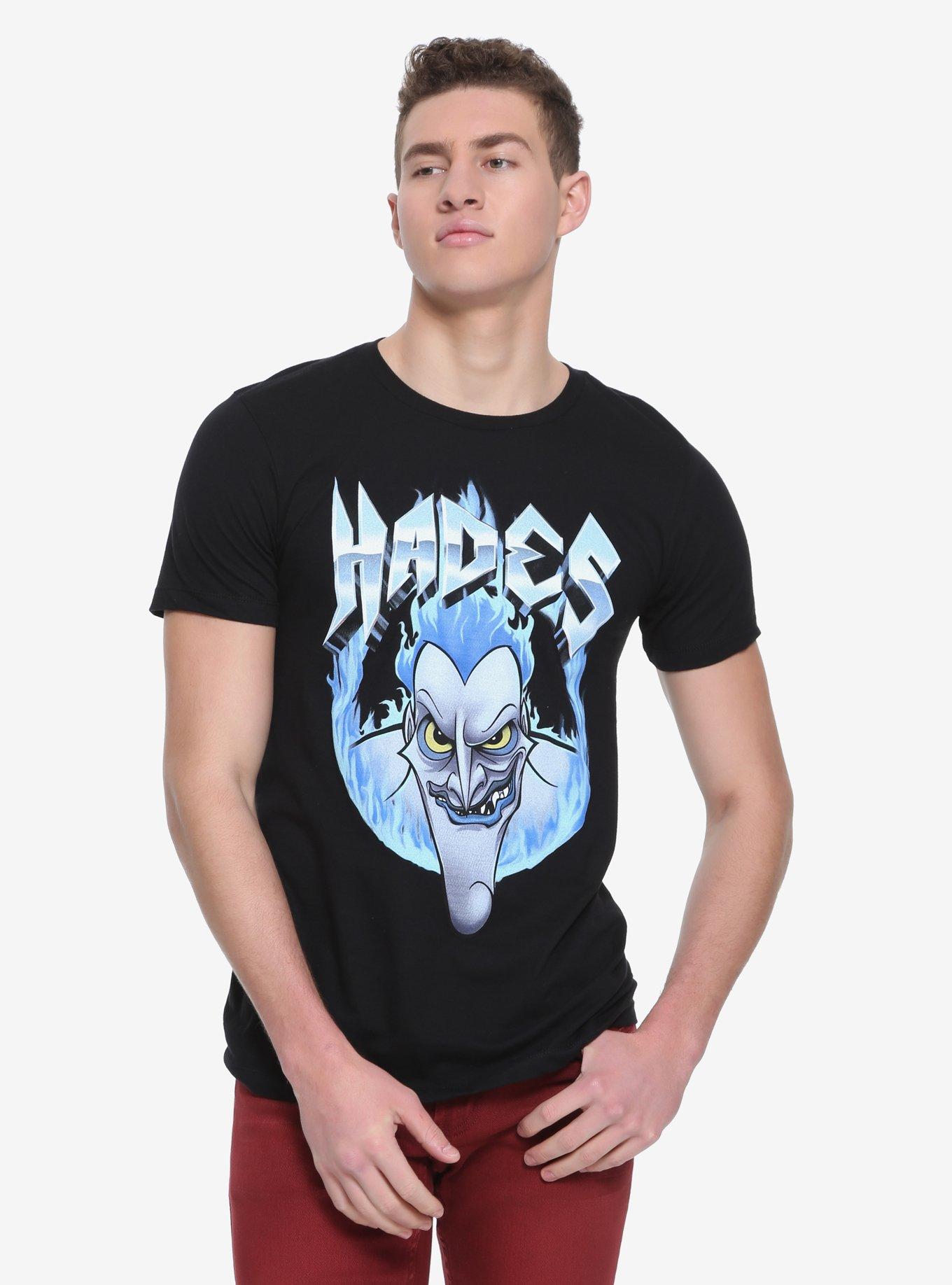 Disney Hercules Hades Metal T-Shirt, BLACK, alternate