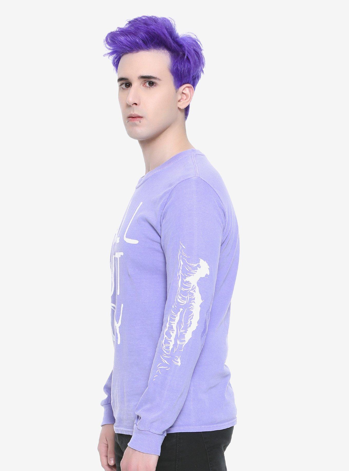 Fall Out Boy Lavender Long-Sleeve T-Shirt, , alternate