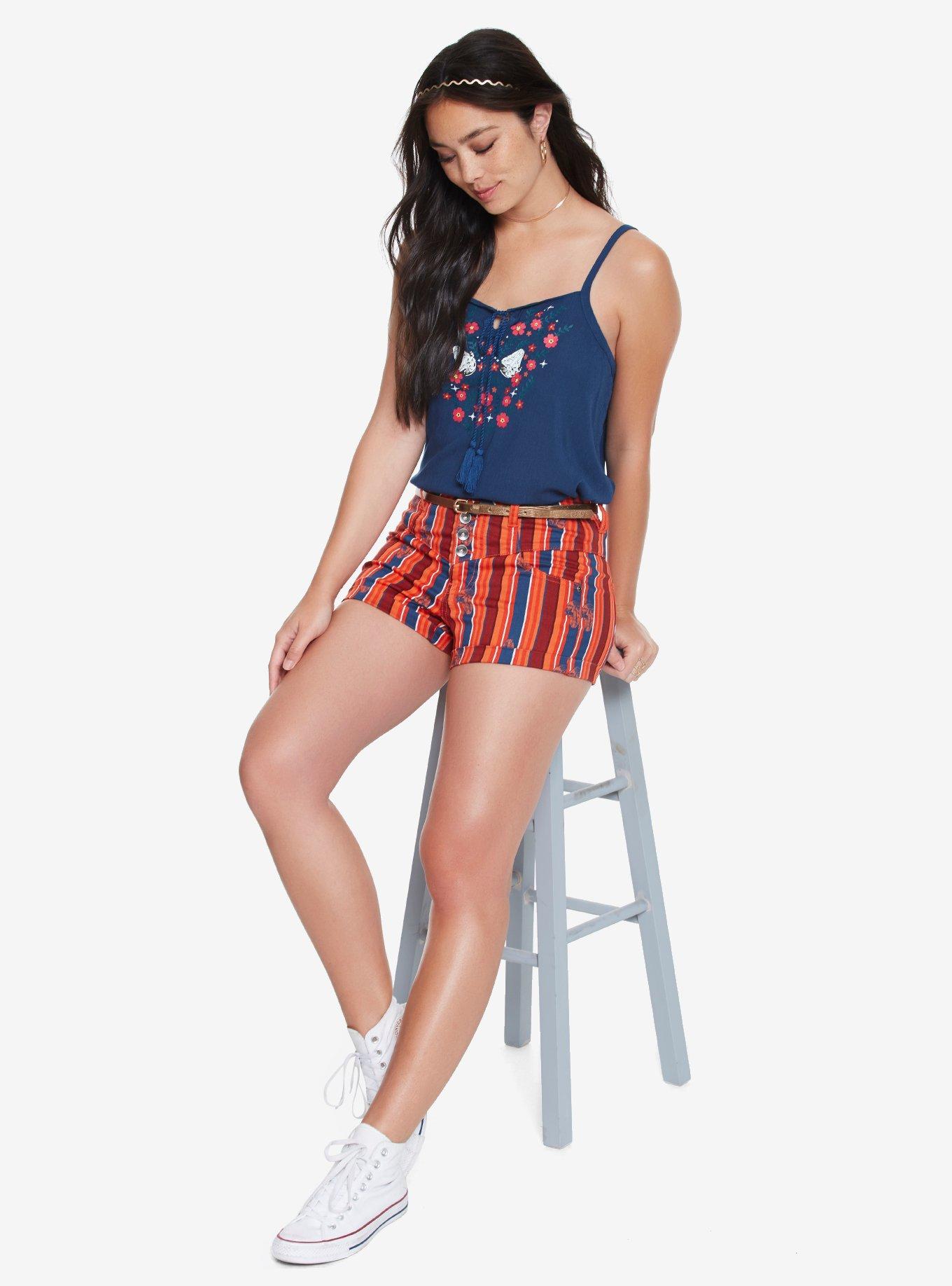 Star Wars Solo Striped High-Waisted Shorts, , hi-res