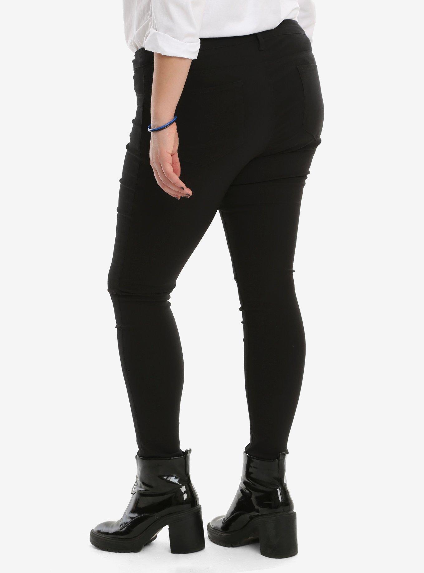 Dickies Black Super Skinny Pants Plus Size, , alternate