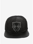 Marvel Black Panther Logo Snapback Hat, , alternate