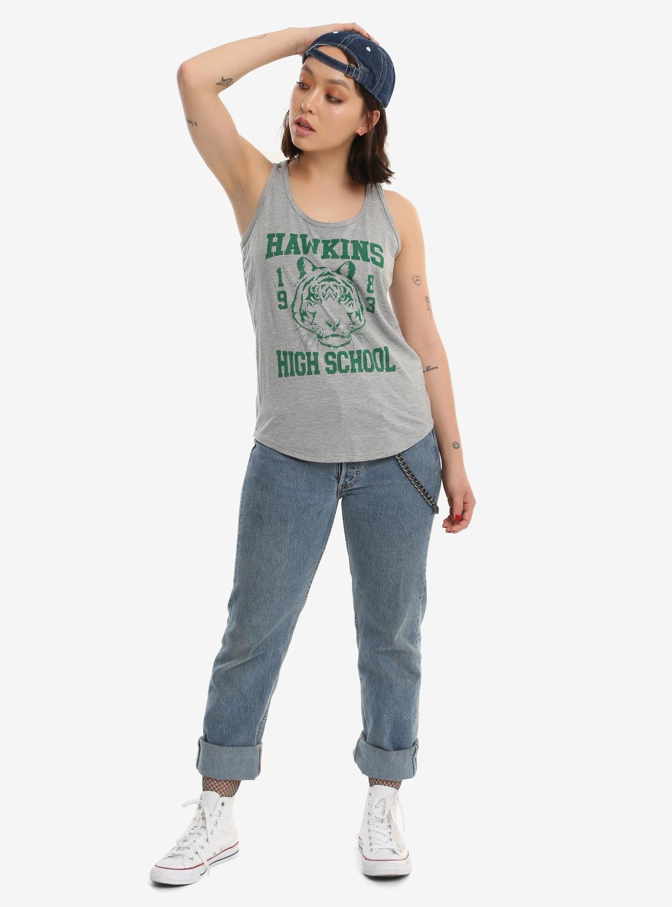 Stranger Things Hawkins High School Girls Tank Top, , alternate