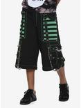 Tripp Green & Black Electro Mesh Pocket Zip-Off Pants, , alternate