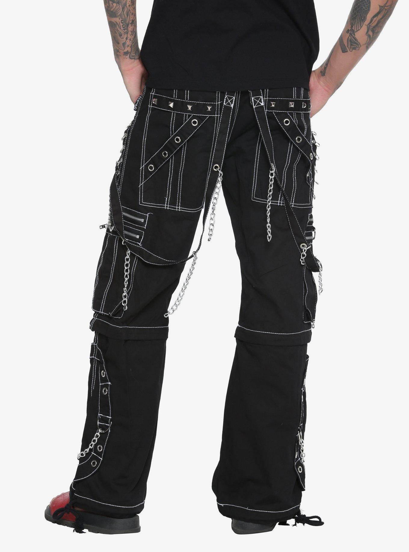 Tripp Black Step Chain Zip-Off Pants, Hot Topic