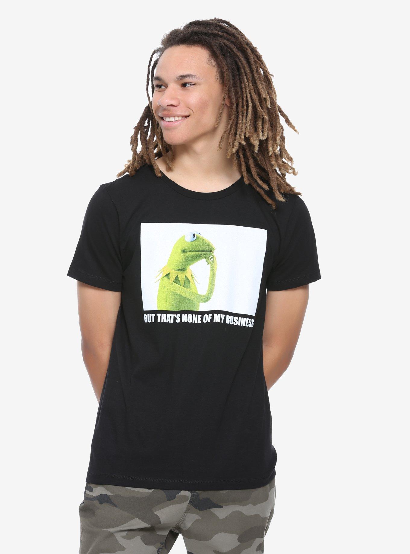 The Muppets Kermit None Of My Business T-Shirt, , alternate