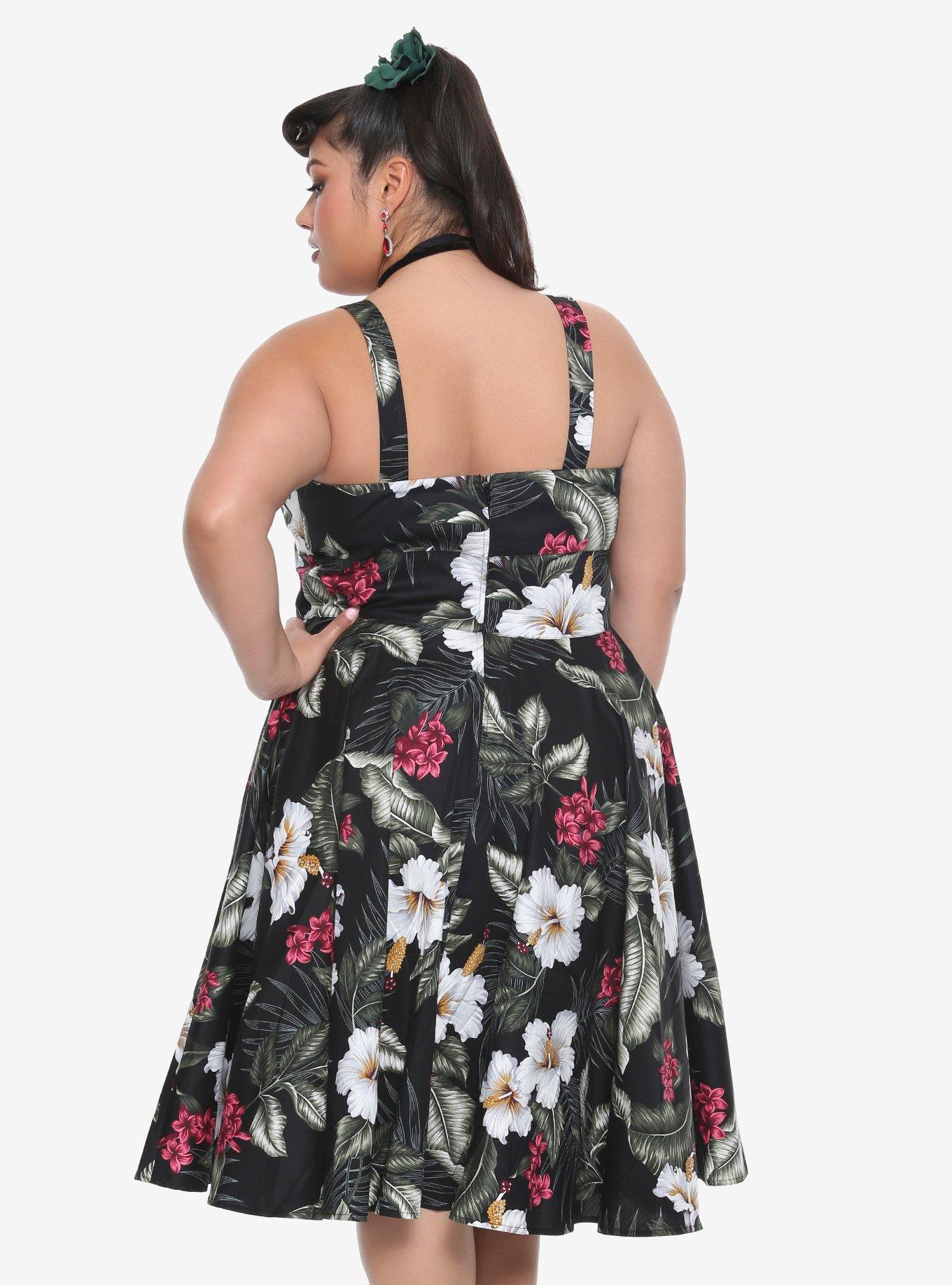 Hell Bunny Tahiti 50s Dress Plus Size, , alternate