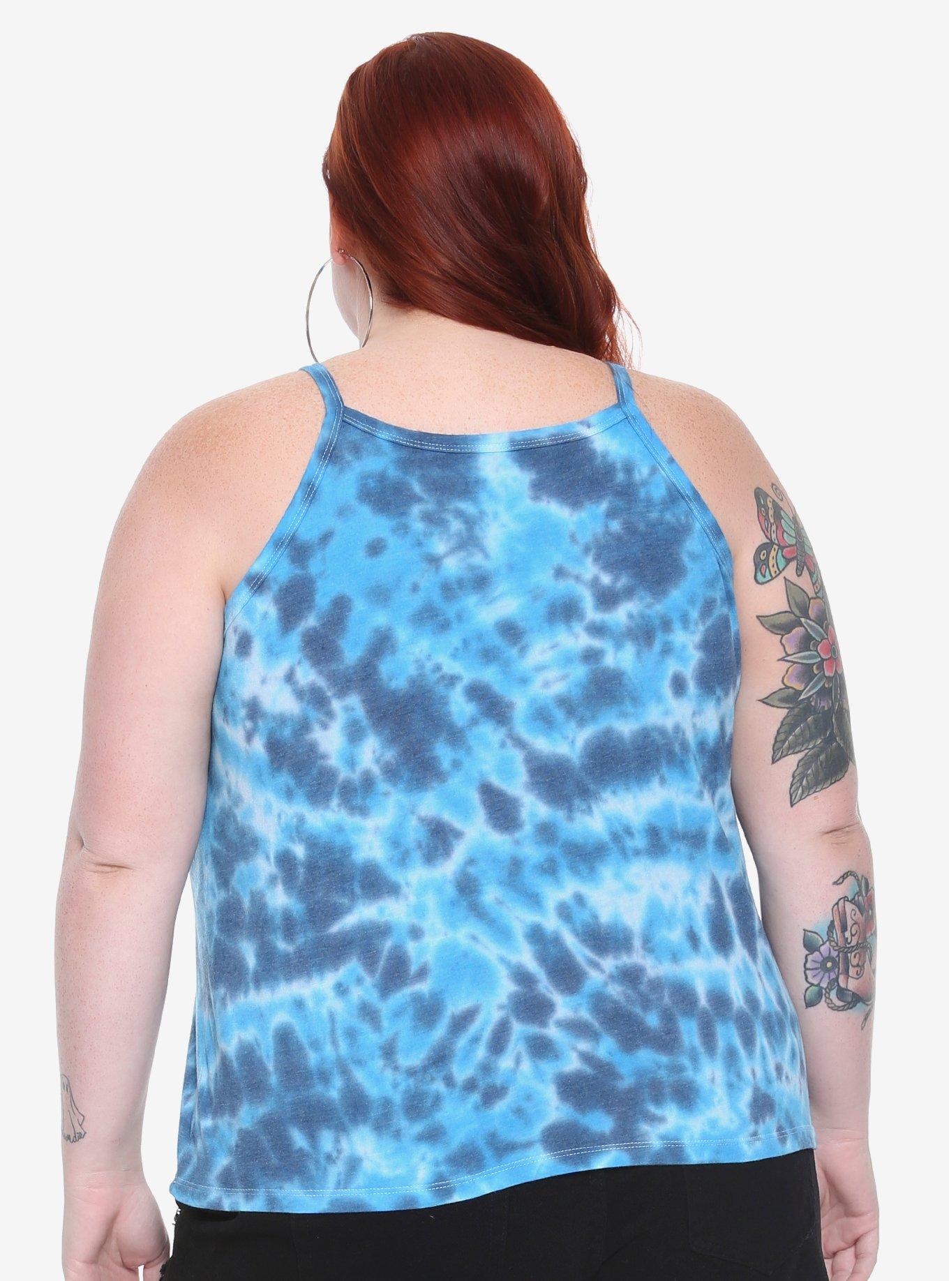 Her Universe Studio Ghibli Ponyo High Neck Pocket Tie Dye Tank Top Plus Size, , alternate