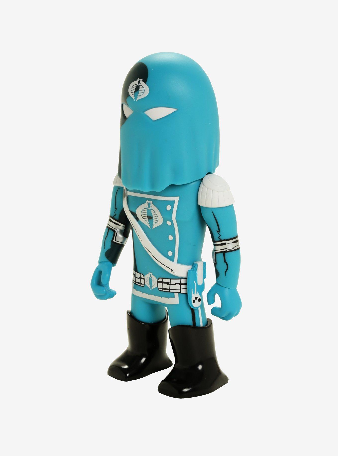 Kidrobot X Transformers Vs G.I. Joe Blue Cobra Commander Art Figure, , alternate