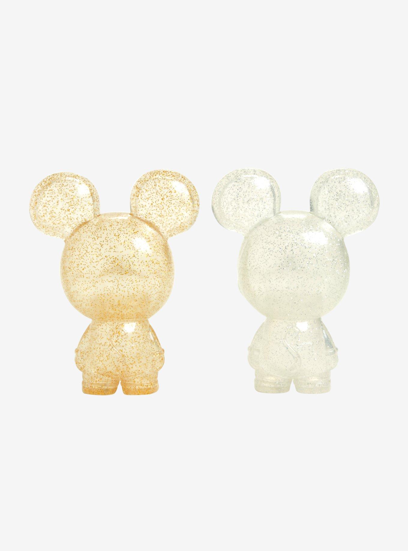 Funko Disney Mickey Mouse Gold & Silver Glitter Hikari XS Limited Edition Vinyl Figure Set Hot Topic Exclusive, , alternate