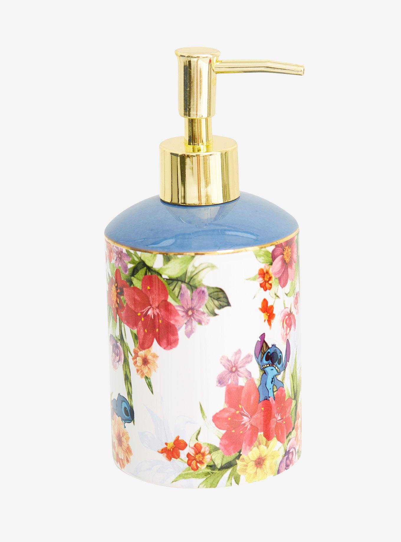 Disney Lilo & Stitch Floral Soap Pump, , alternate