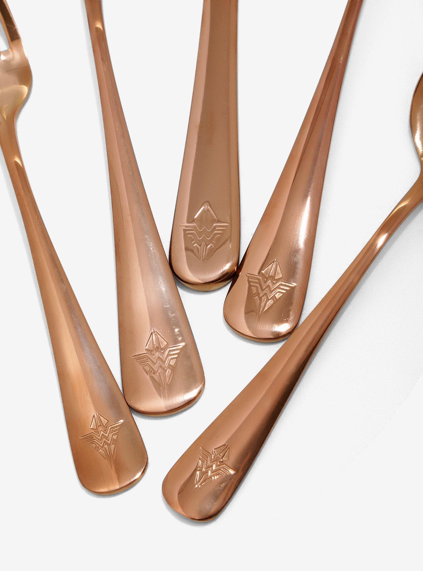 DC Comics Wonder Woman Rose Gold Cutlery Set, , alternate