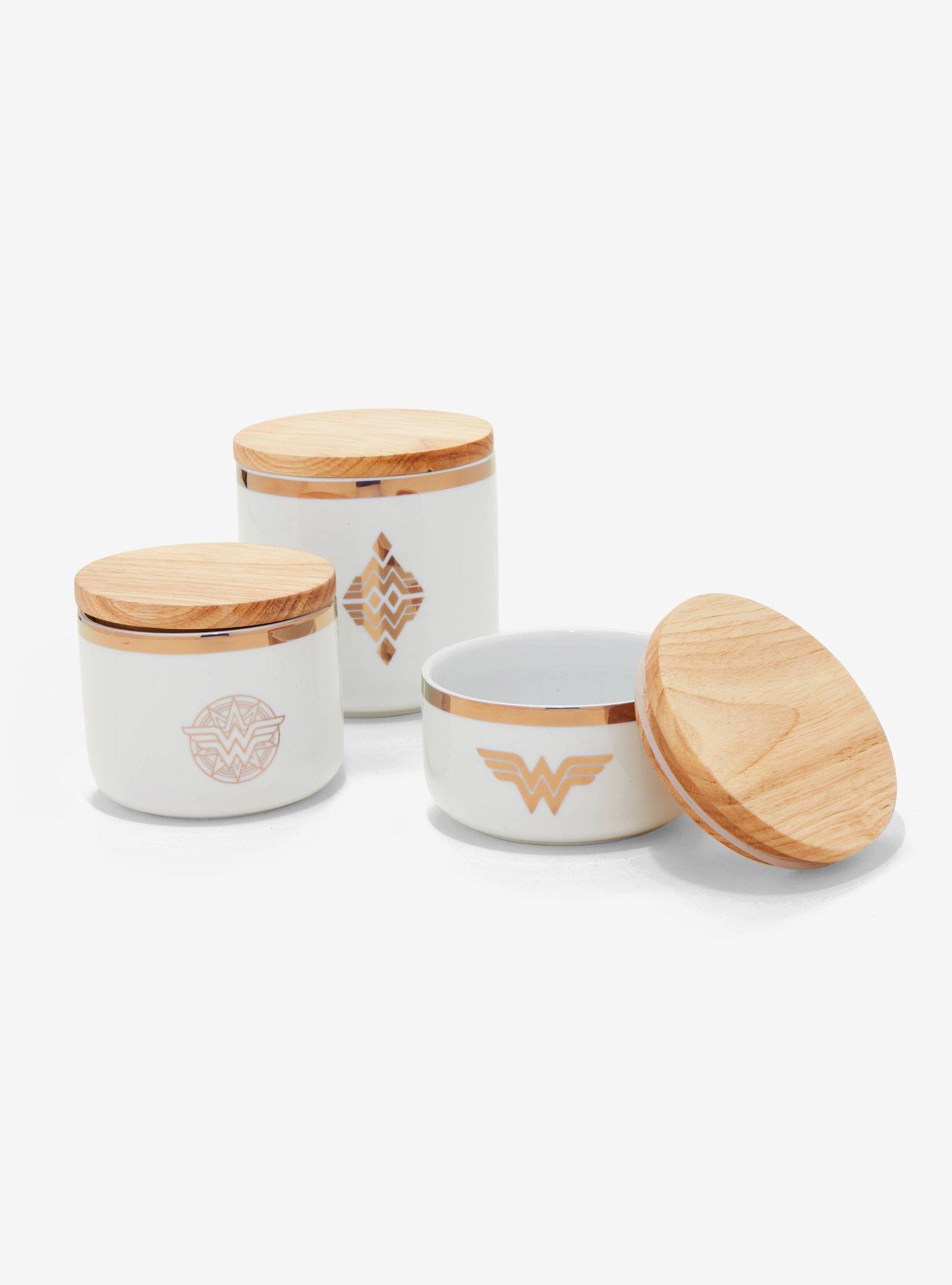 Wonder Woman Ceramic Jar Set - BoxLunch Exclusive, , alternate