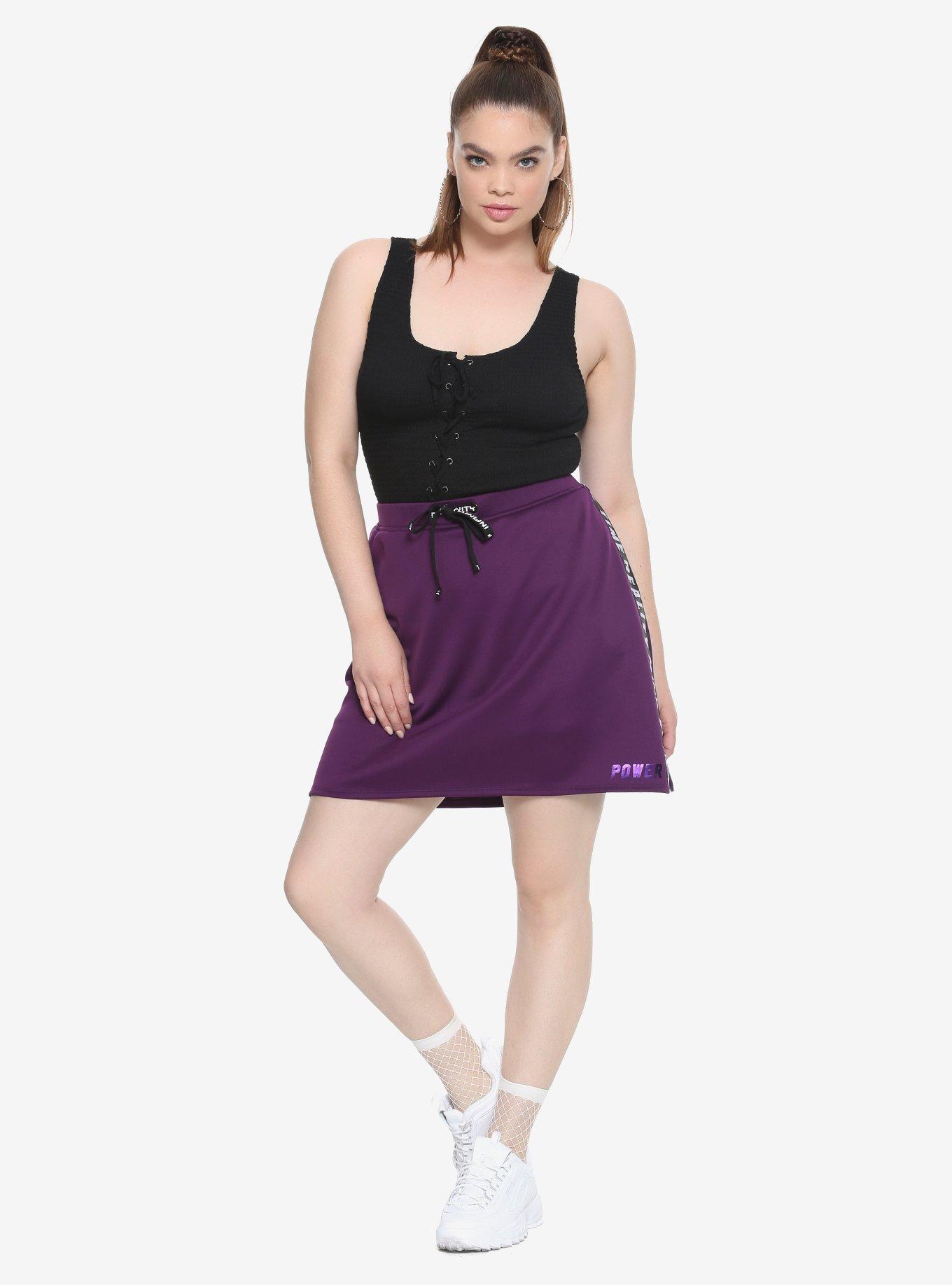 Her Universe Marvel Avengers: Infinity War Power Stone Active Skort Plus Size, , alternate