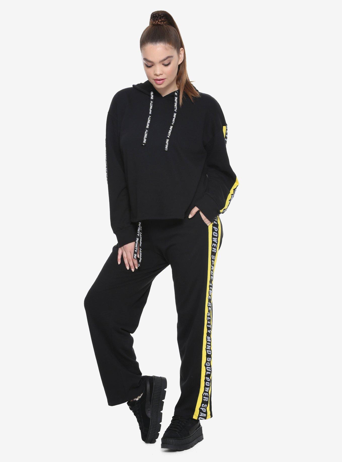 Her Universe Marvel Avengers: Infinity War Mind Stone Athletic Pants Plus Size, , alternate