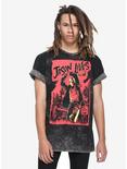 Friday The 13th Jason Lives Acid Wash T-Shirt, MULTI, alternate