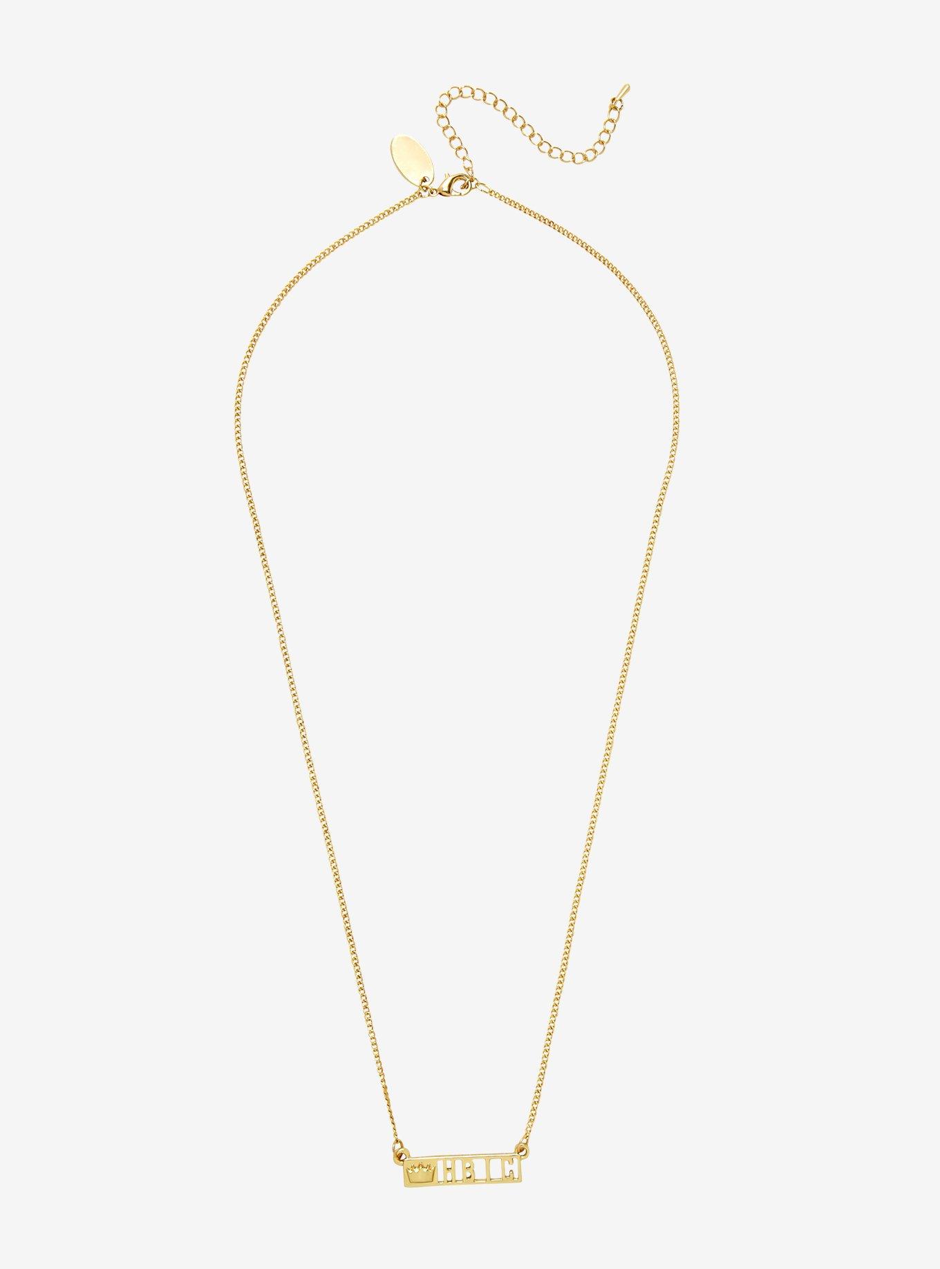 Riverdale HBIC Bar Necklace Hot Topic Exclusive, , alternate