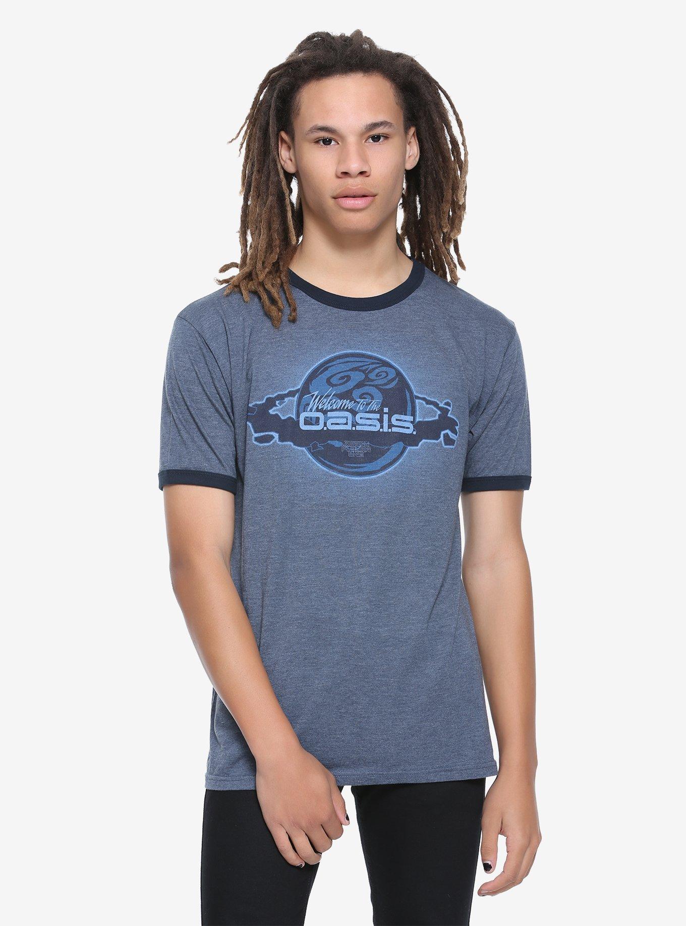 Ready Player One Welcome To The OASIS Ringer T-Shirt, , alternate