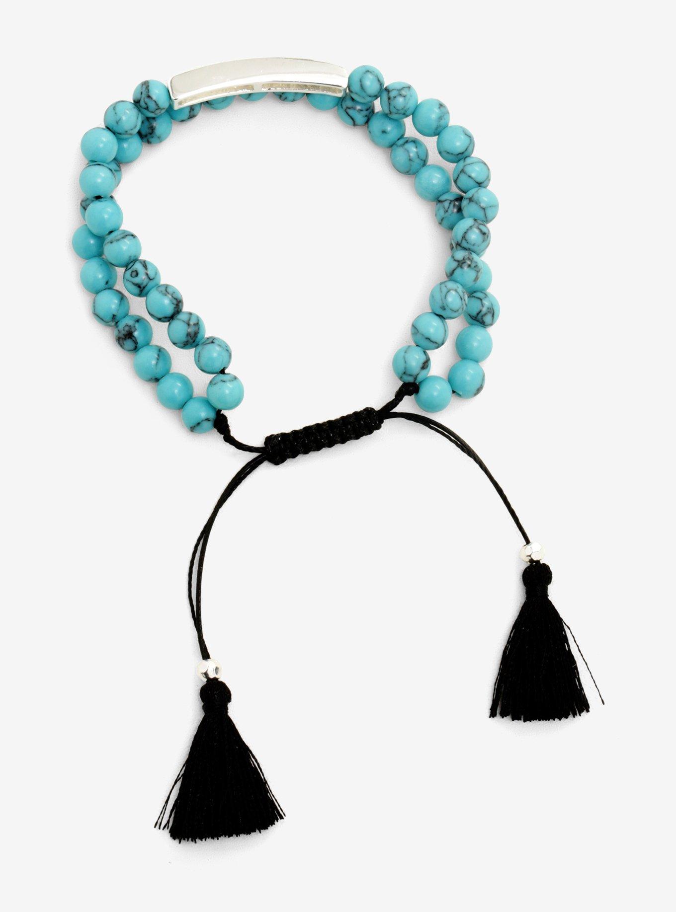 Disney Lilo & Stitch Bar Wrap Bead Bracelet - BoxLunch Exclusive, , alternate