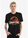 Jurassic Park Distressed Logo T-Shirt, , alternate