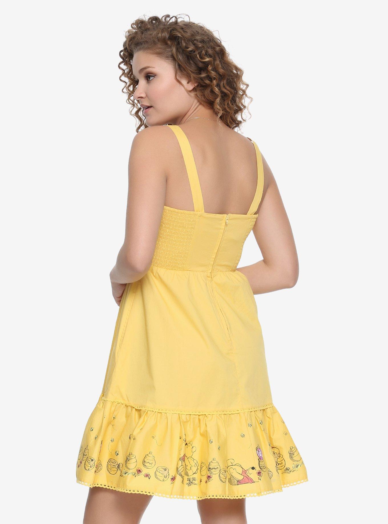 Disney Winnie The Pooh Retro Ruffle Dress, , alternate
