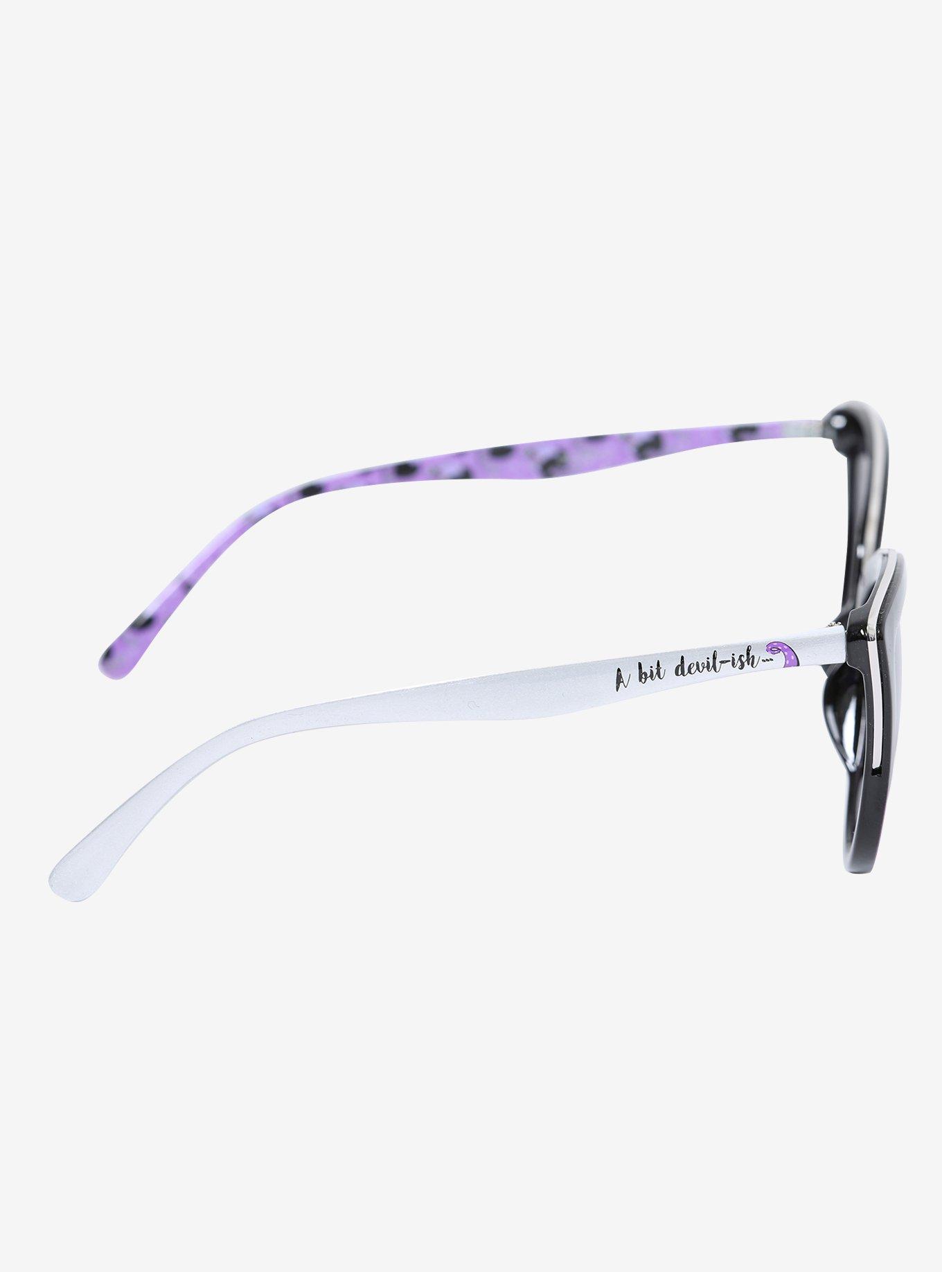 Disney The Little Mermaid Urusla Purple Cat Eye Sunglasses, , alternate