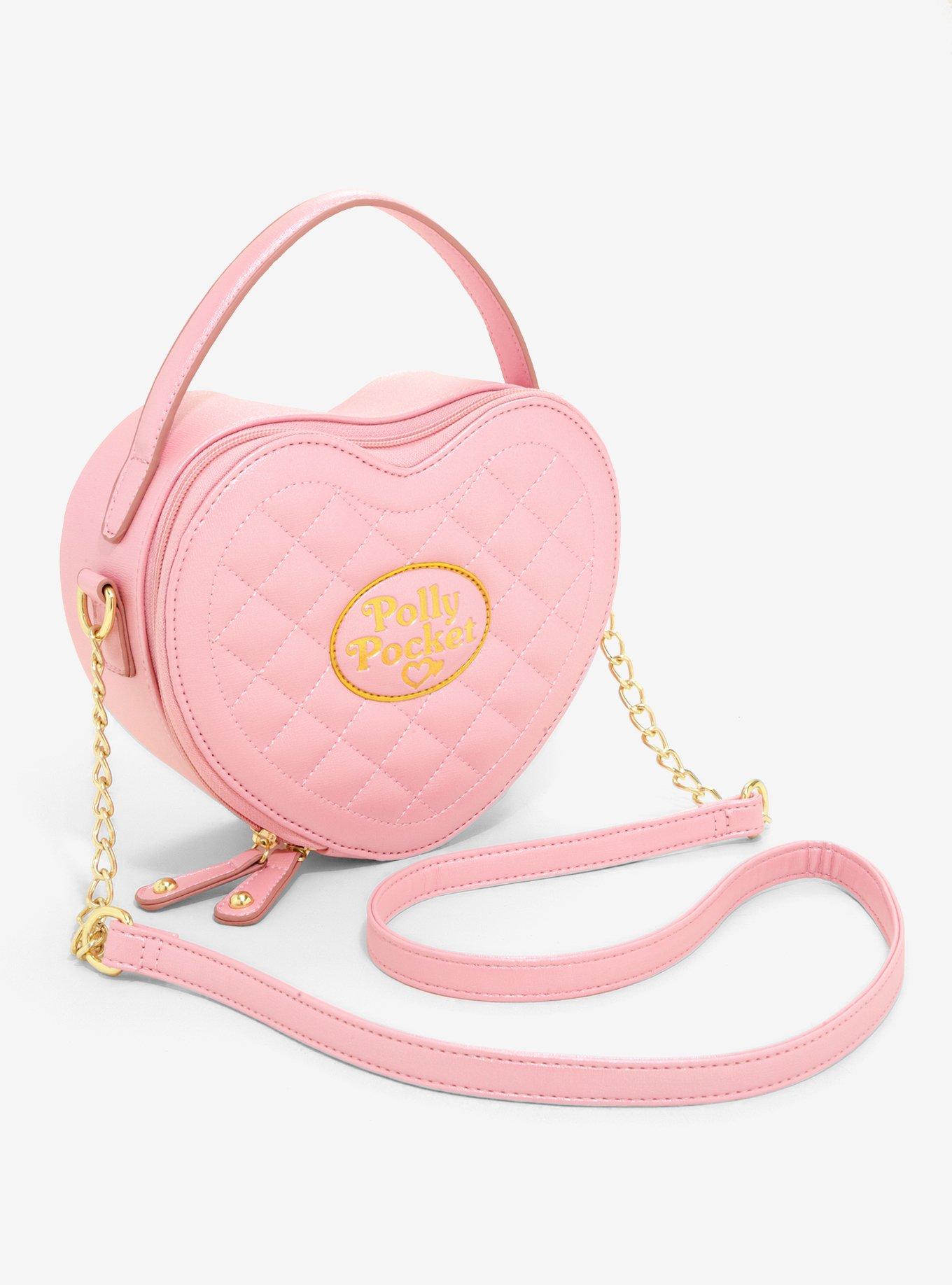 Polly Pocket Quilted Heart Crossbody Bag, , alternate