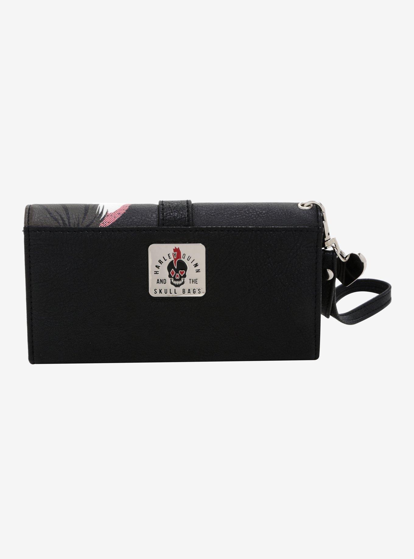 DC Comics Harley Quinn & The Skull Bags Wristlet, , alternate