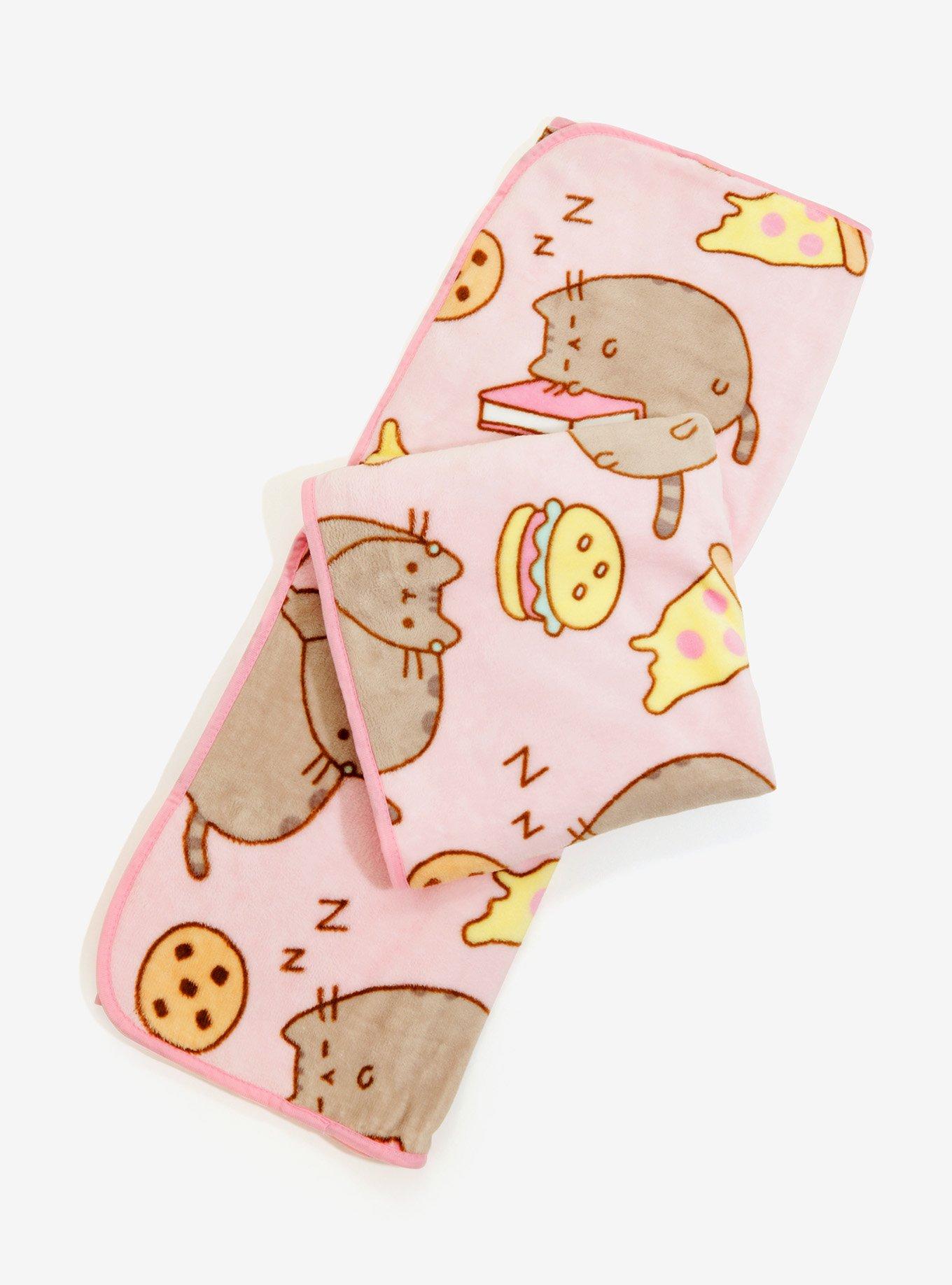 Pusheen Chill Fleece Throw Blanket, , alternate