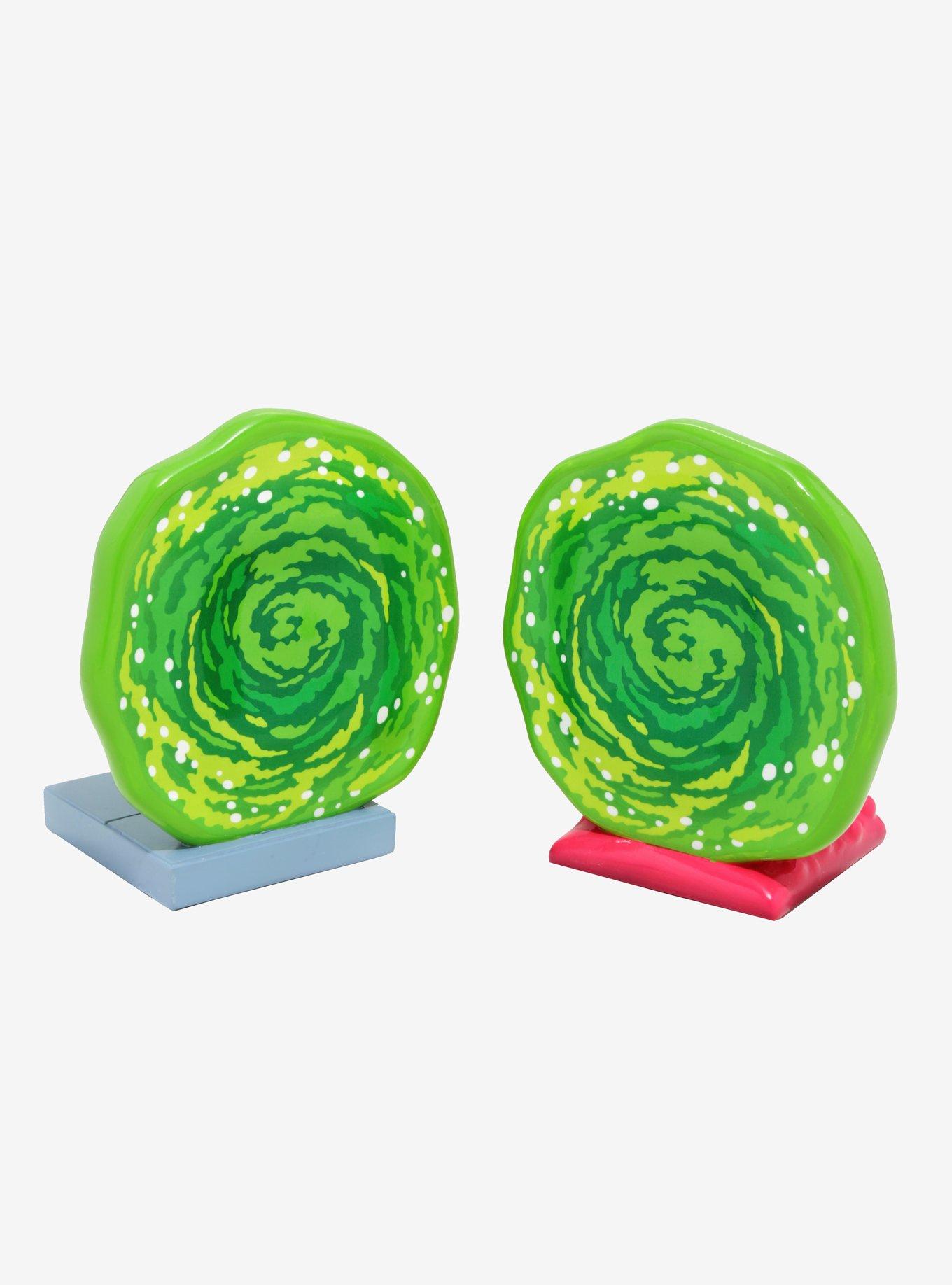 Rick And Morty Portal Bookends - BoxLunch Exclusive, , alternate
