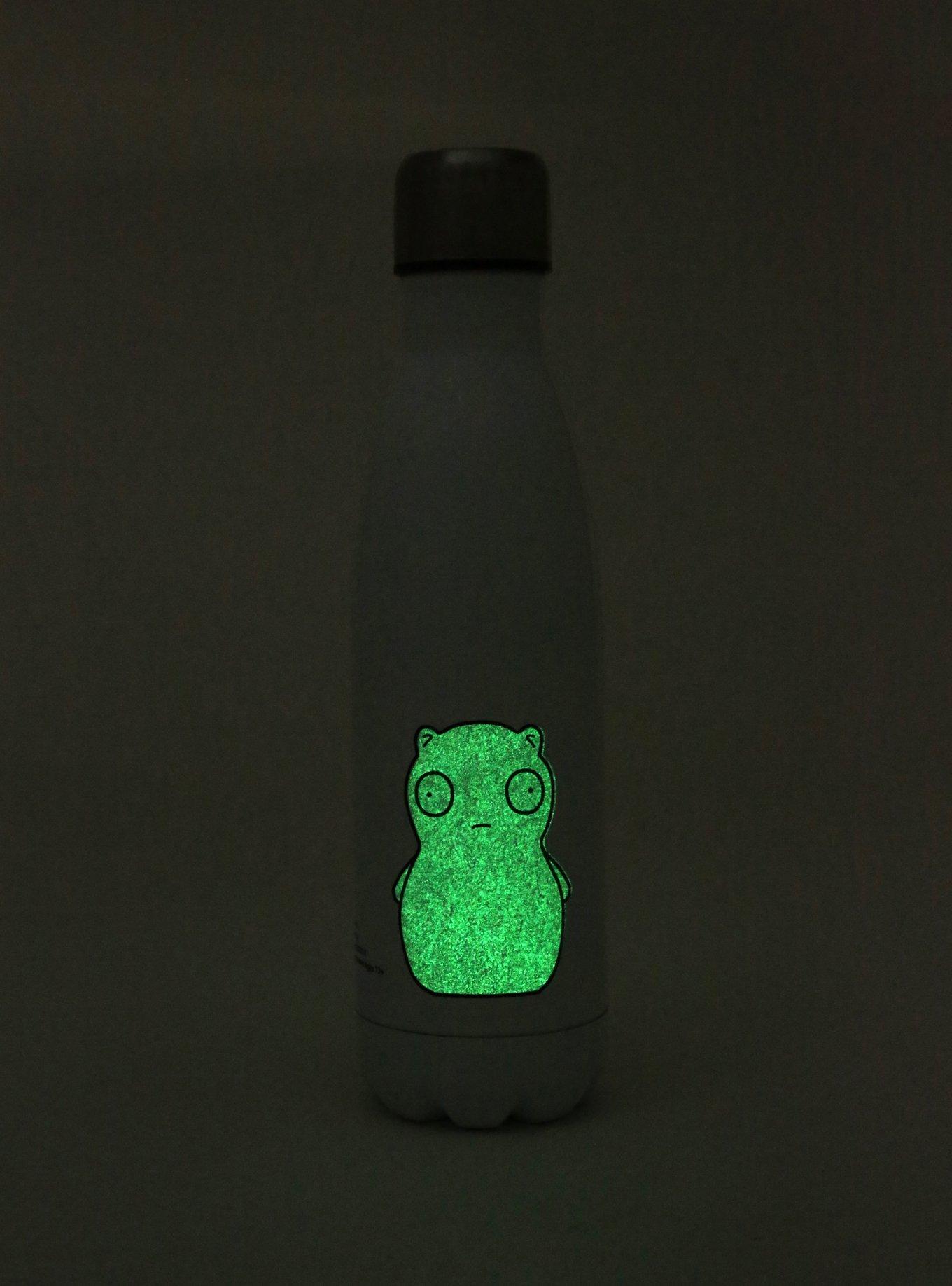 Bob's Burgers Kuchi Kopi Glow In The Dark Water Bottle, , alternate