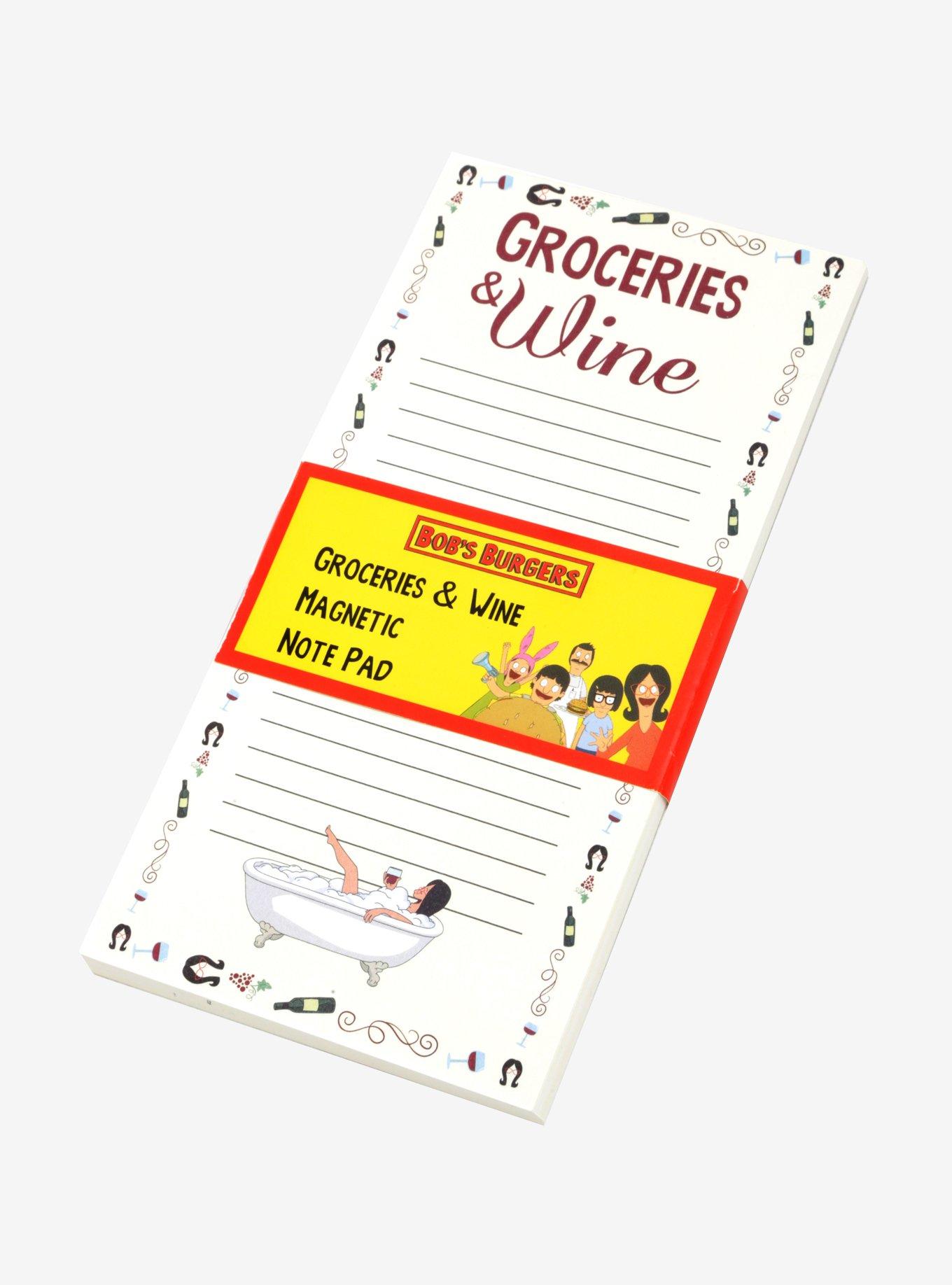 Bob's Burgers Grocery List Notepad, , alternate