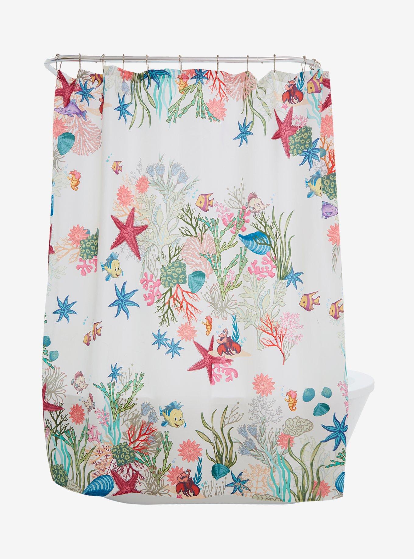 Disney The Little Mermaid Oceanic Shower Curtain - BoxLunch Exclusive, , alternate