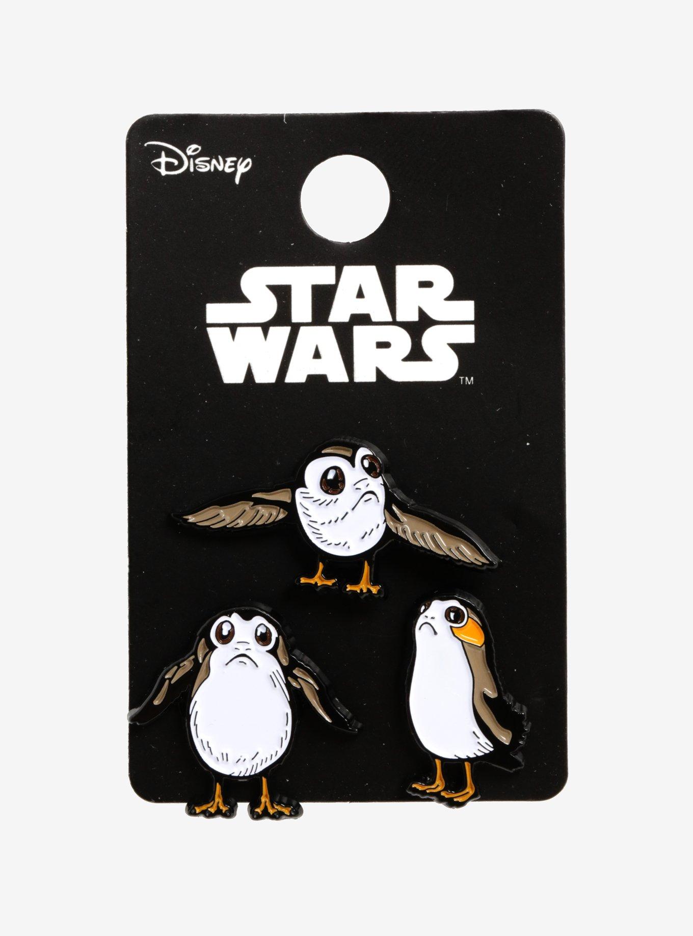 Star Wars: The Last Jedi Porg Enamel Pin Set, , alternate