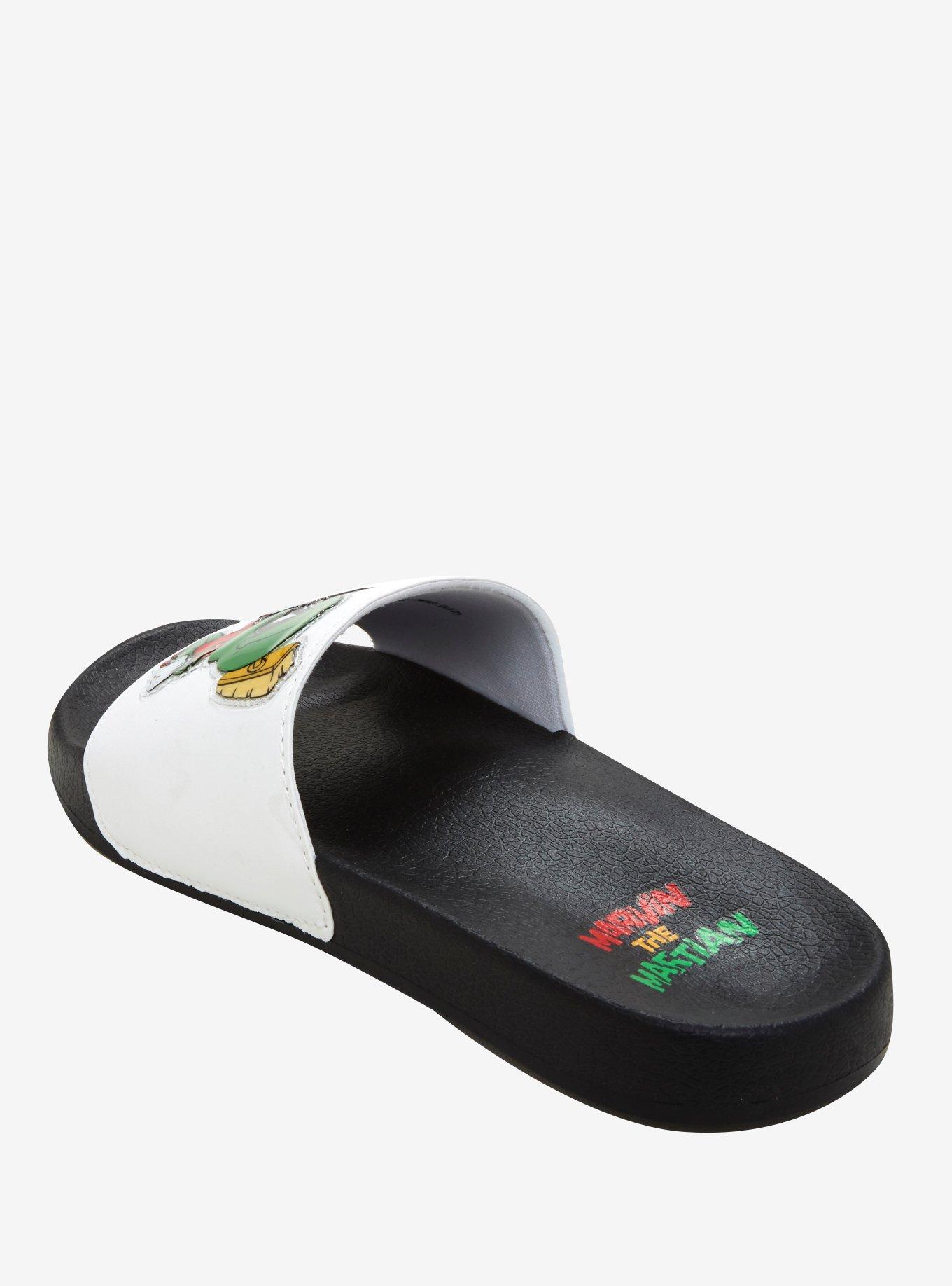 Looney Tunes Marvin The Martian Slide Sandals, , alternate