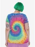 Stay Weird Tie Dye Girls T-Shirt Plus Size, , alternate