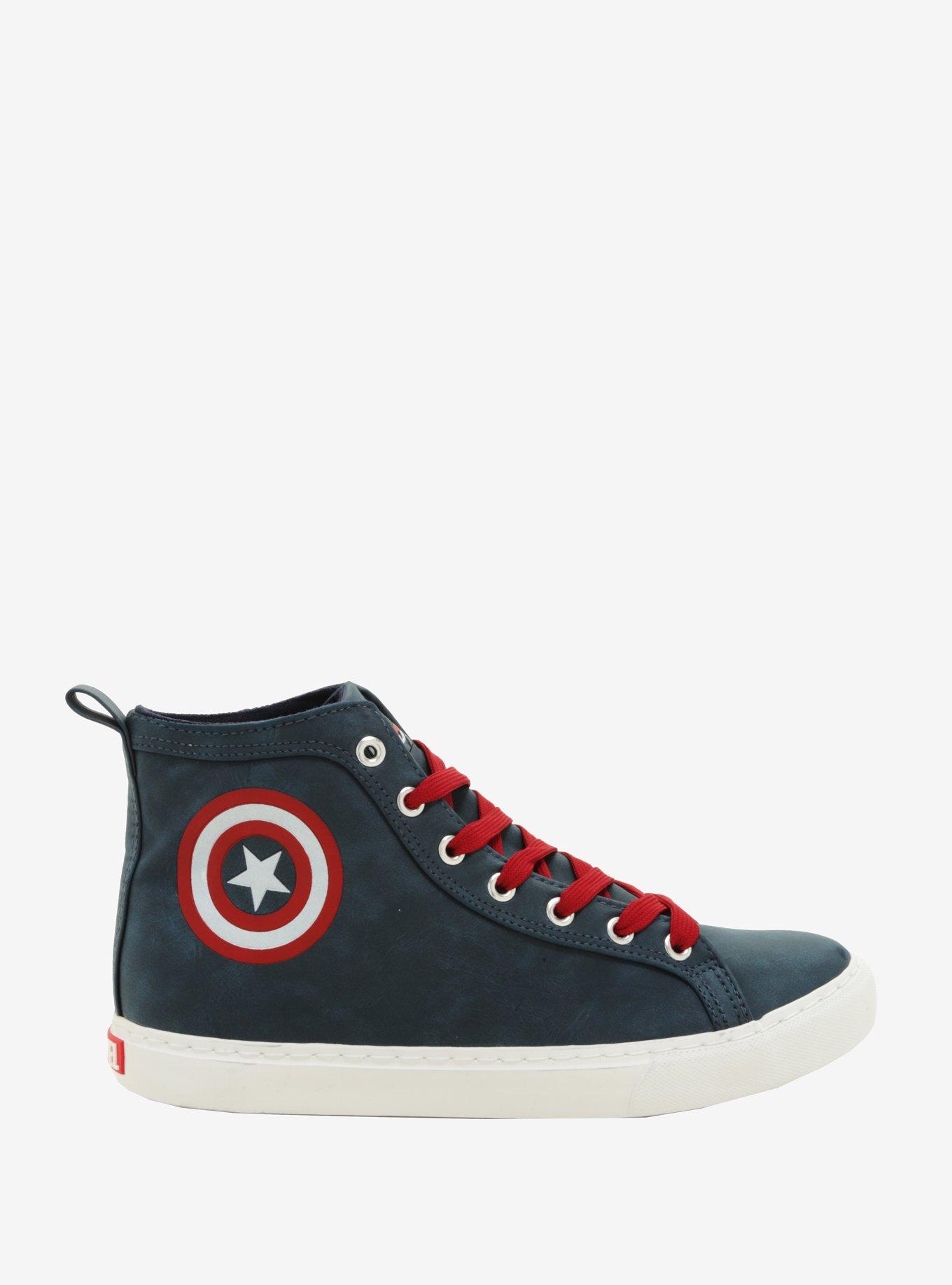 Marvel Captain America Hi-Top Sneakers, , alternate