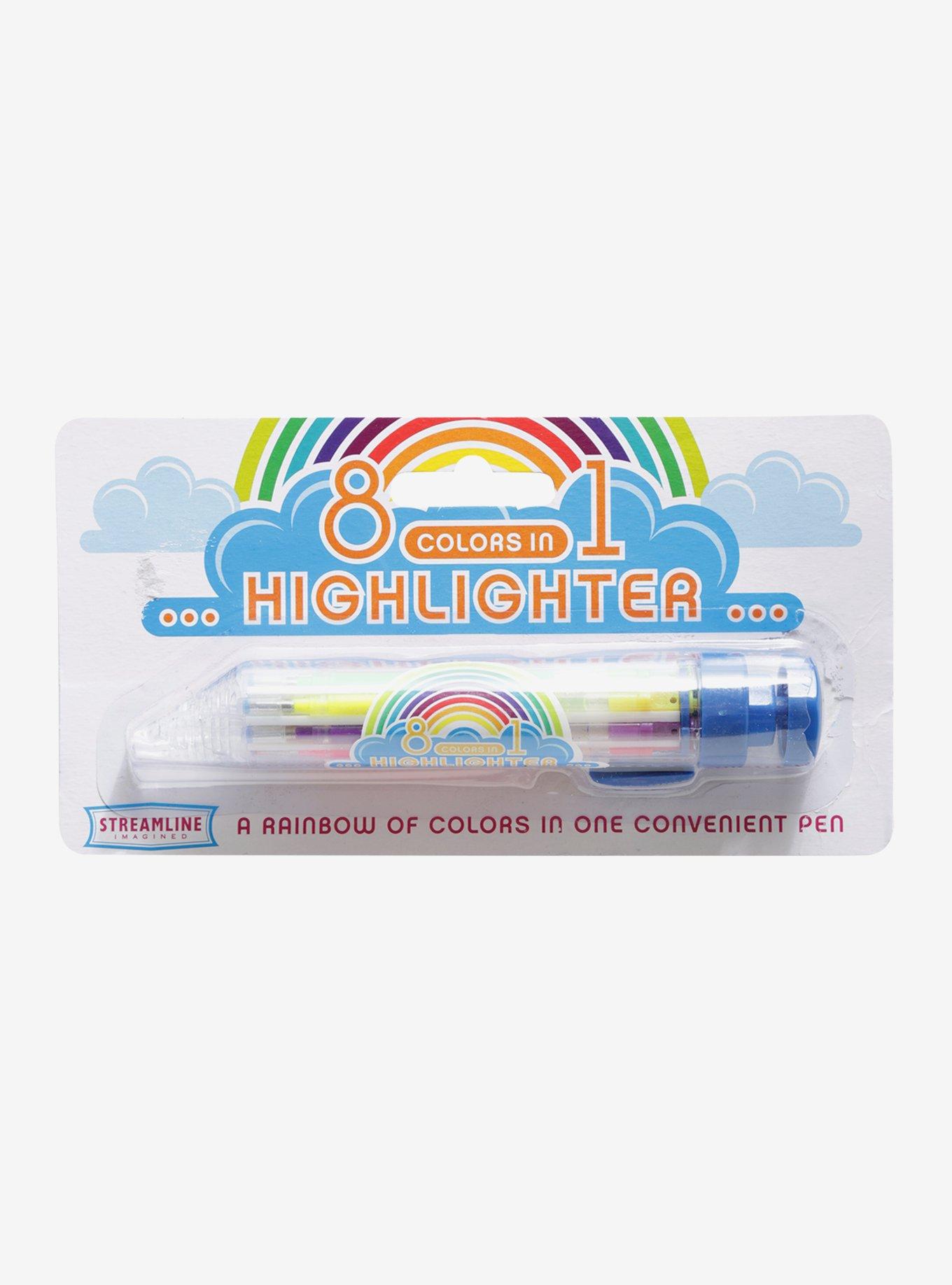 8 Color Highlighter Gel Pen, , alternate