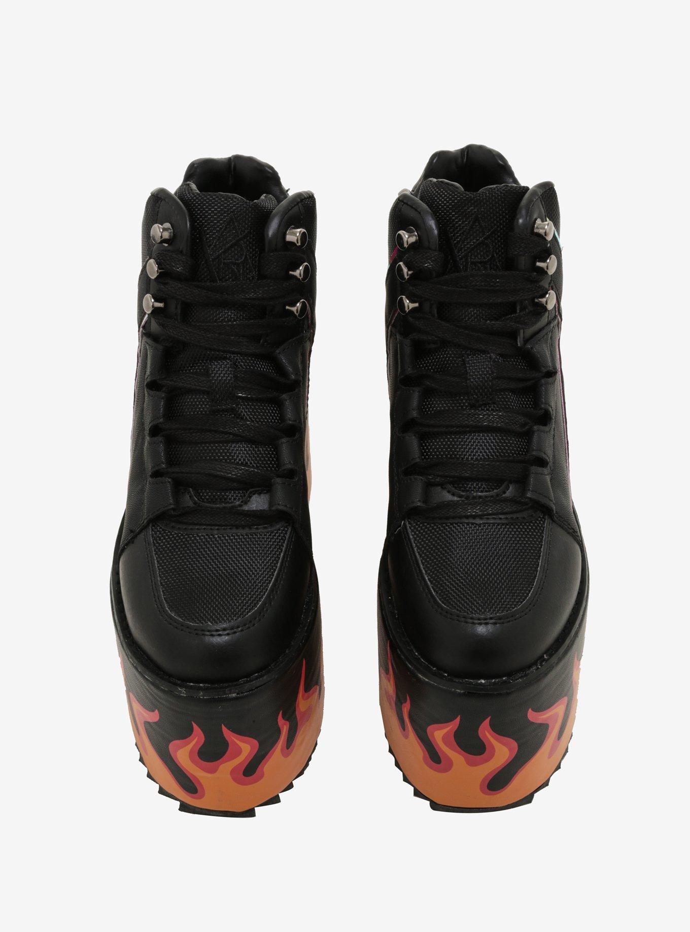 Y.R.U. Qozmo Flame Platform Sneakers, , alternate