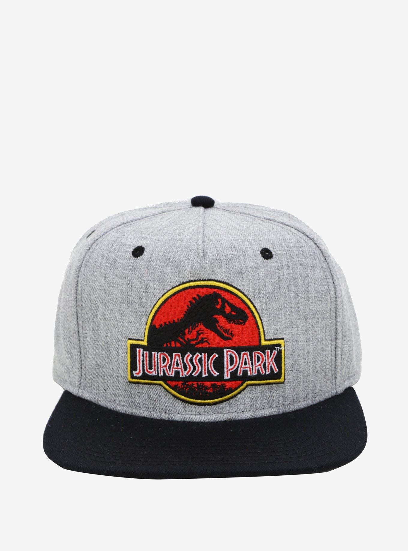 Jurassic Park Logo Snapback Hat, , alternate