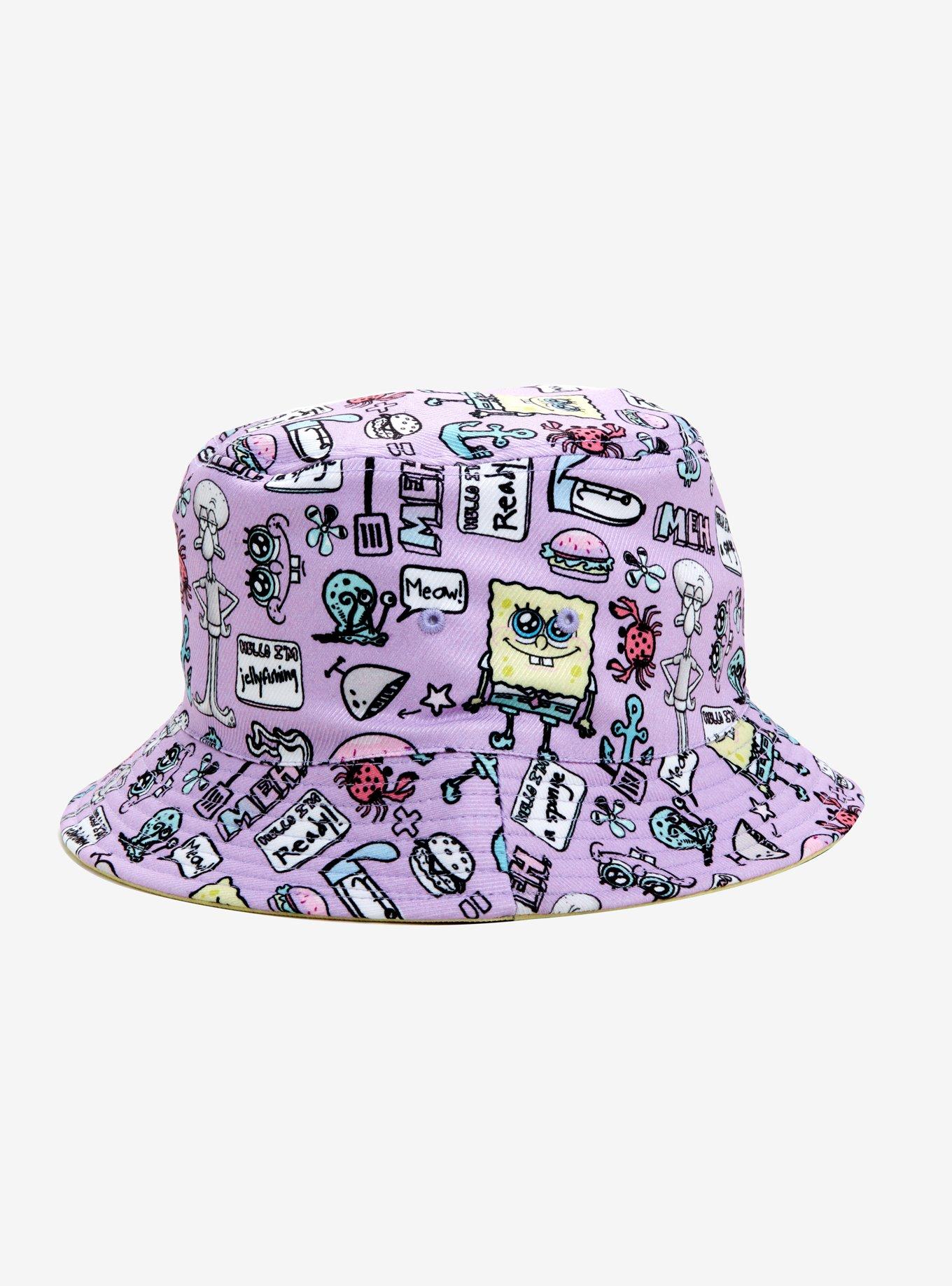 SpongeBob Squarepants Reversible Bucket Hat, , alternate