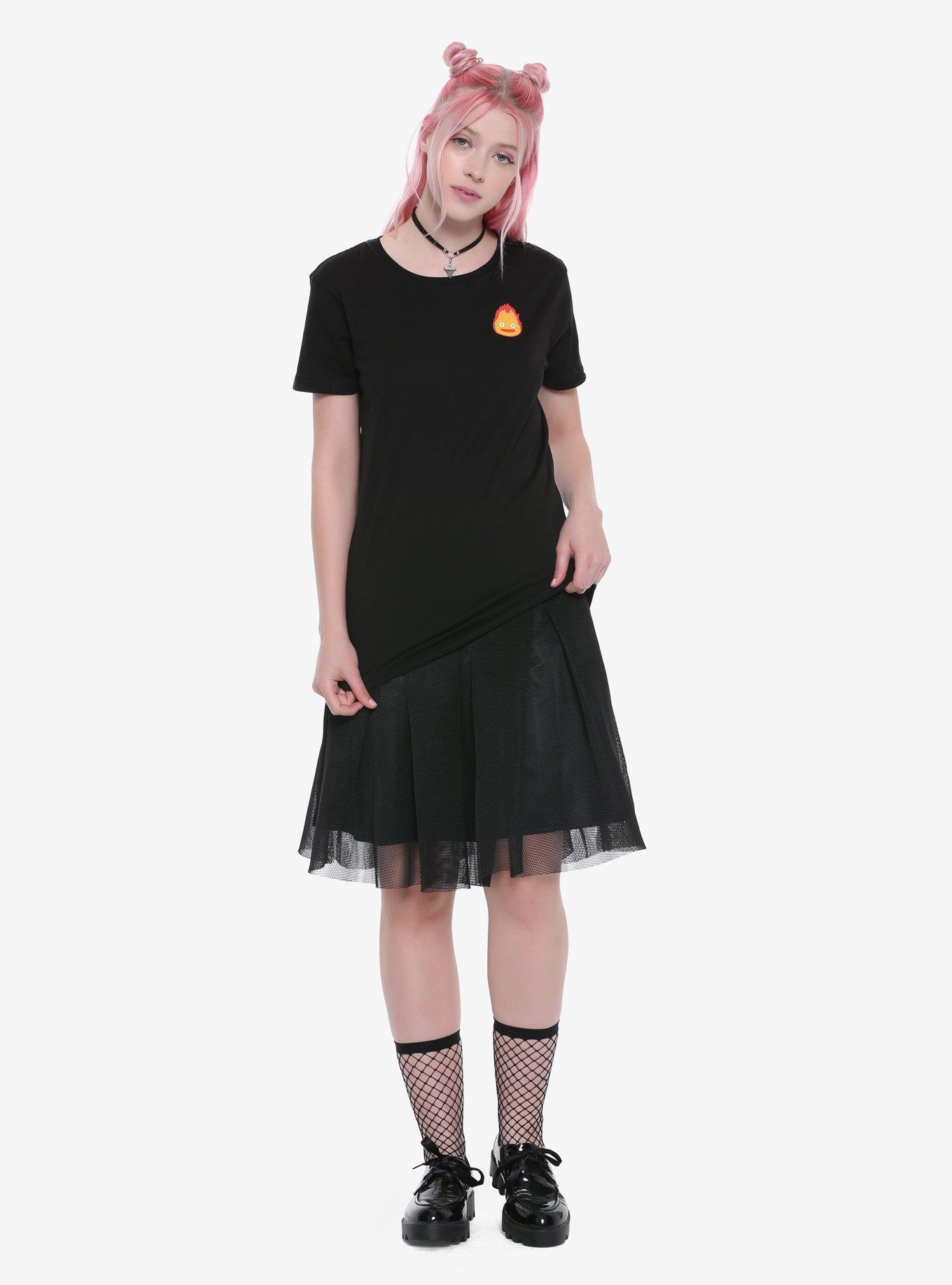 Her Universe Studio Ghibli Howl's Moving Castle Calcifer Girls T-Shirt, , alternate