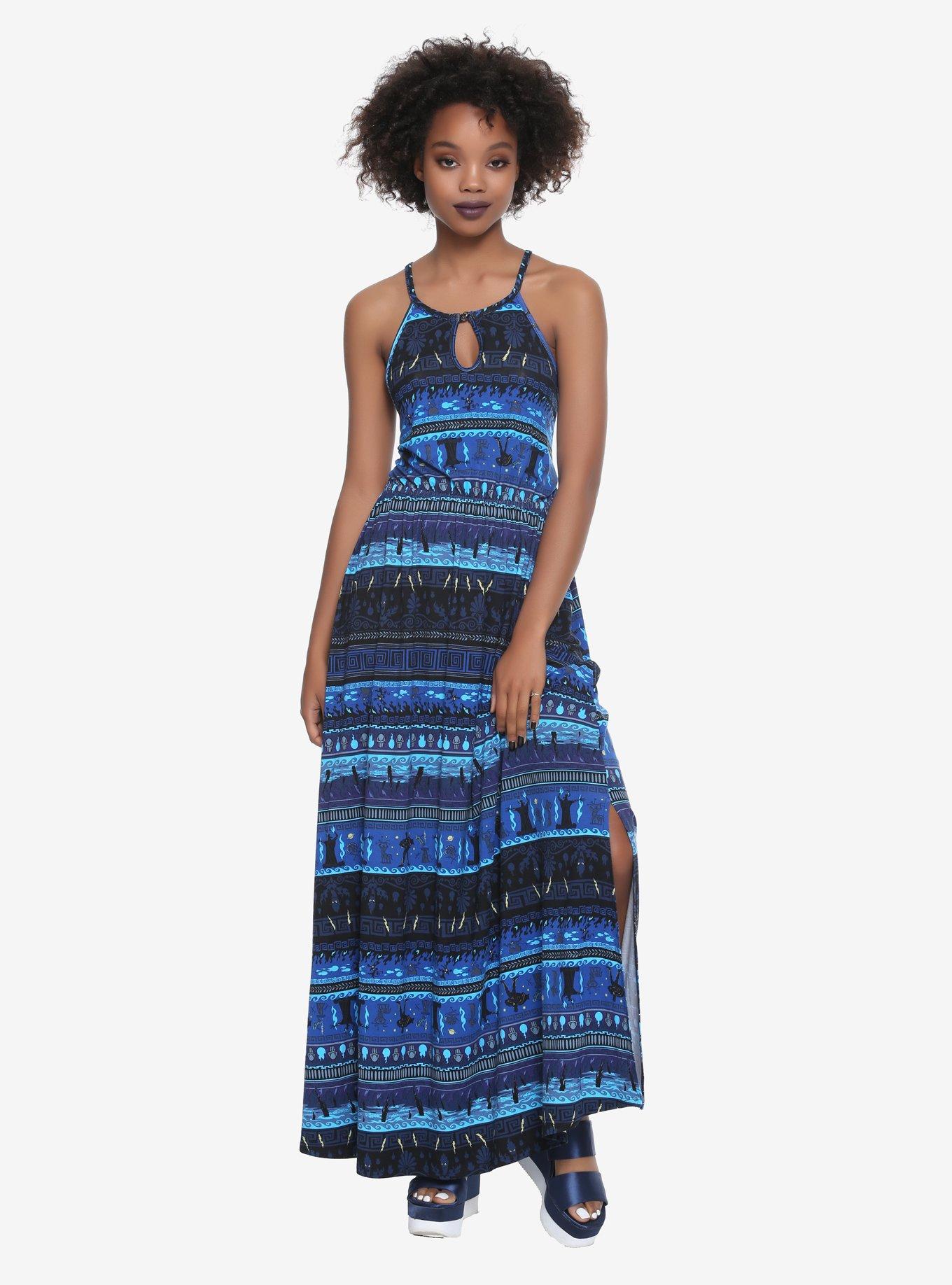 Disney Hercules Hades Maxi Dress, MULTICOLOR, alternate