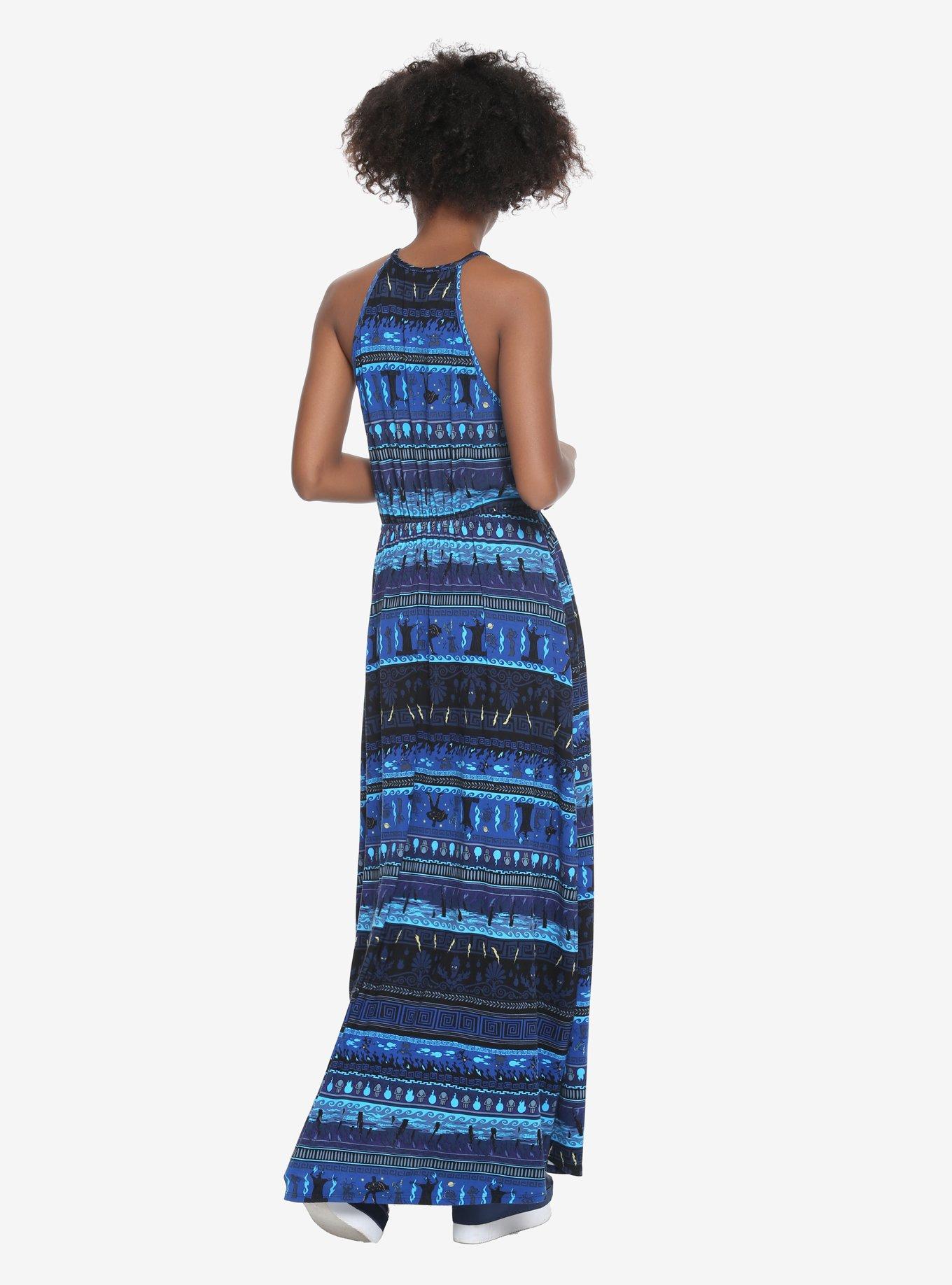 Disney Hercules Hades Maxi Dress, MULTICOLOR, alternate