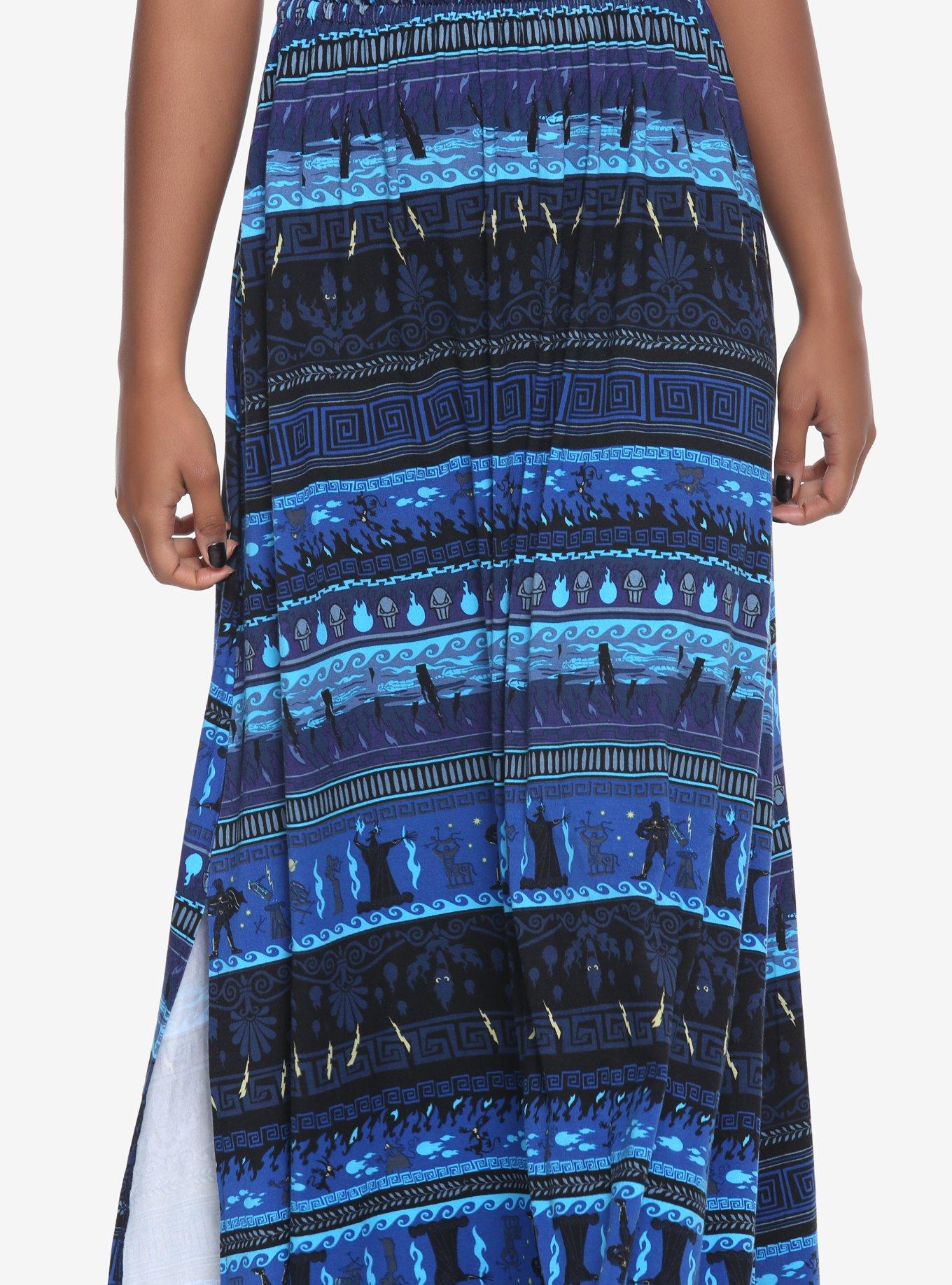 Disney Hercules Hades Maxi Dress, MULTICOLOR, alternate