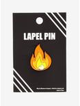 Fire Emoji Enamel Pin, , alternate