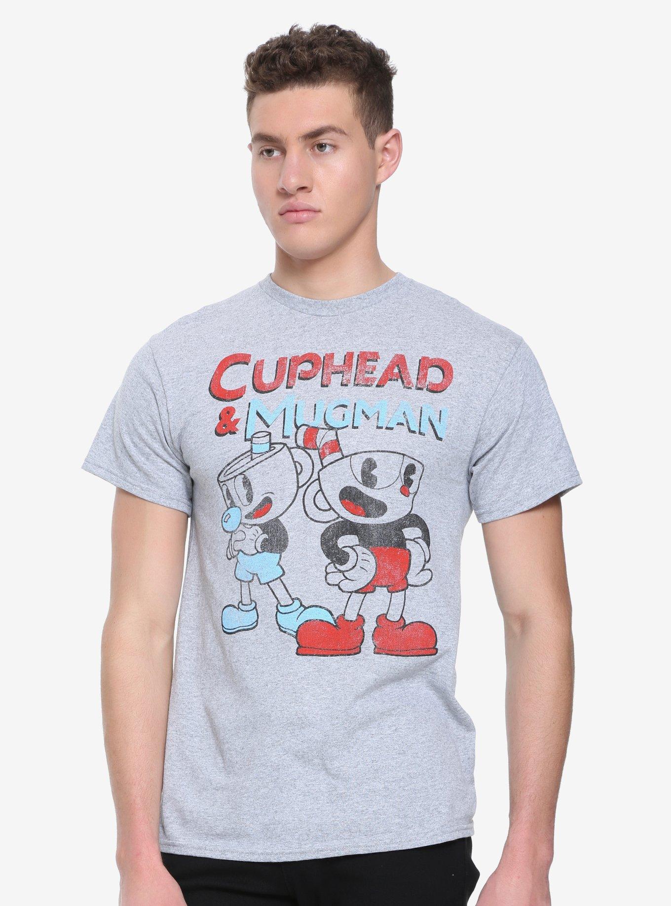 Cuphead Brothers Cuphead & Mugman T-Shirt, , alternate